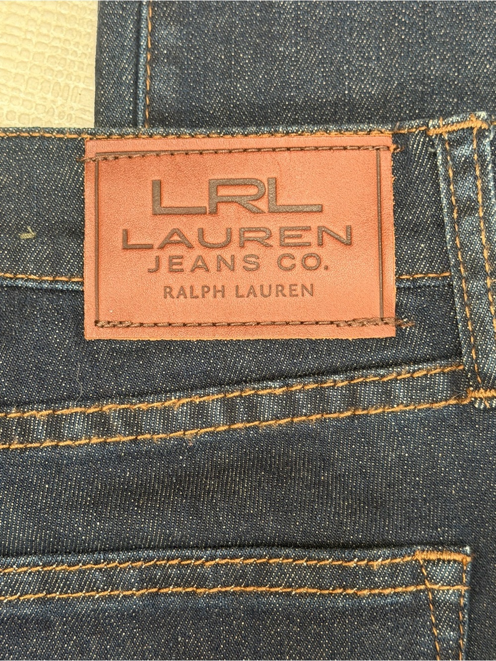 Ralph Lauren Women’s Dark Blue Slim Straight Jeans - Picture 4 of 4
